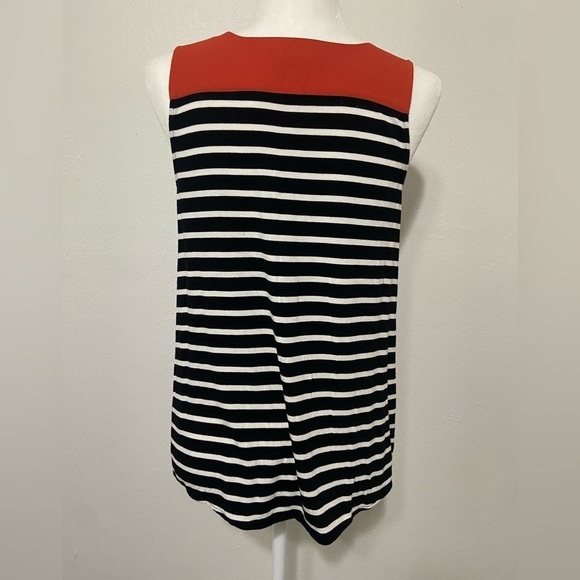 Anthropologie THML women's M Ariella stripe tank with heavy embroidery EUC - Picture 4 of 9